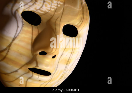 Fantasy Alien Face Mask Stock Photo