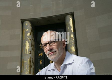 mature man portrait, looking at camera Stock Photo