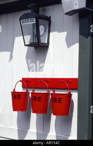 Fire Buckets Stock Photo