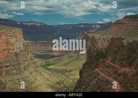 Bright Angel Trail, Grand Canyon National Park (horizontal) Stock Photo
