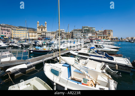 Vieux Port looking towards Terra Vecchia, Bastia, Corsica, France Stock Photo