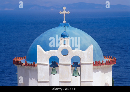 Church Panagia Poulati, Sifnos, Cyclades, South Aegean, Greece Stock Photo