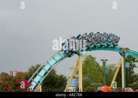 Kraken Roller Coaster at Busch Gardens Seaworld Orlando Florida USA ...