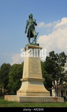 Hugh Mercer Statue, Fredericksburg, Virginia, USA Stock Photo
