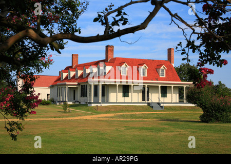 Appomattox Manor, City Point, Petersburg National Battlefield Park, Hopewell, Virginia, USA Stock Photo
