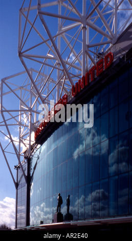 Old Trafford football ground Manchester UK Europe Stock Photo