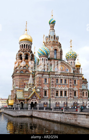 Church of the Resurrection of Jesus Christ in St. Petersburg, Russia, St. Petersburg - Leningrad Stock Photo