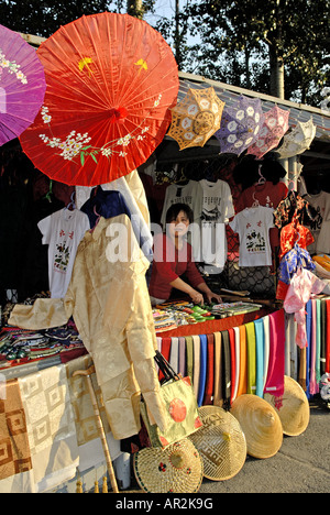 Ming Tombs Souvenir Stalls Beijing China Stock Photo