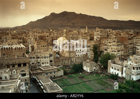 Oldtown, Sana, Yemen Stock Photo