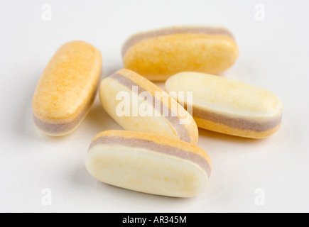 Multibionta probiotic multivitamin pills Stock Photo