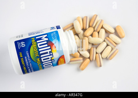 Multibionta probiotic multivitamin pills Stock Photo