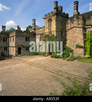 Haddon Hall near Bakewell Derbyshire UK Stock Photo