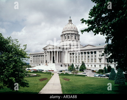 Missouri State Capitol building in Jefferson City in Missouri Stock Photo