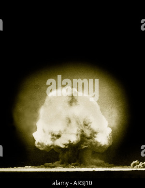 Trinity atomic bomb blast Stock Photo