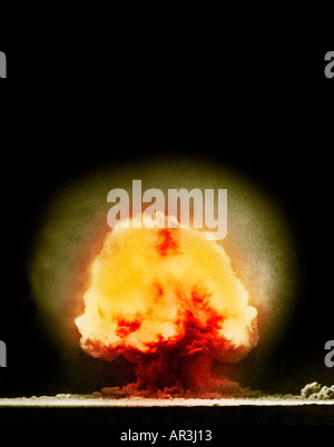 Trinity atomic bomb blast Stock Photo