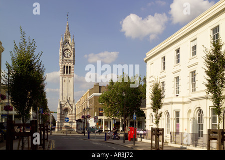 The clock tower in Gravesend 18 2m high built in 1887 to celebrtate Queen Victorias Golden Jubilee Stock Photo