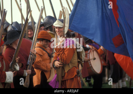 Civil war re-enactment, UK Stock Photo