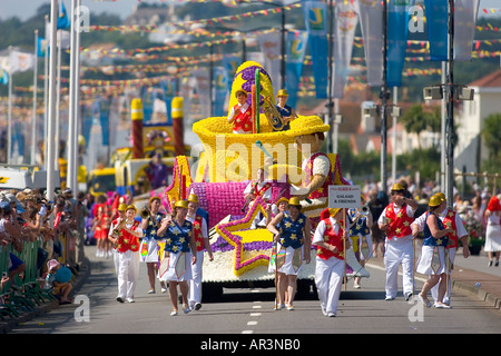 Jersey Battle of Flowers Stock Photo