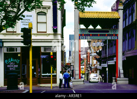 Victoria Australia Melbourne China Town Elka's Delhi Bar Stock Photo