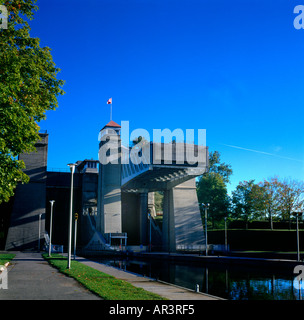 Ontario Canada Peterborough Lift Lock Stock Photo