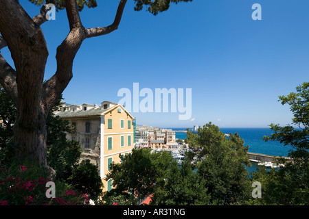 View over the Vieux Port from the Citadelle, Terra Nova, Bastia, Corsica, France Stock Photo