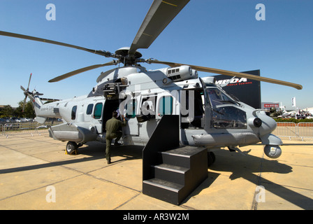 Eurocopter EC725 Cockpit Farnborough Air Show 2006 Stock Photo - Alamy