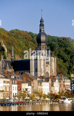 16th C Citadel River Meuse Dinant Belgium Stock Photo