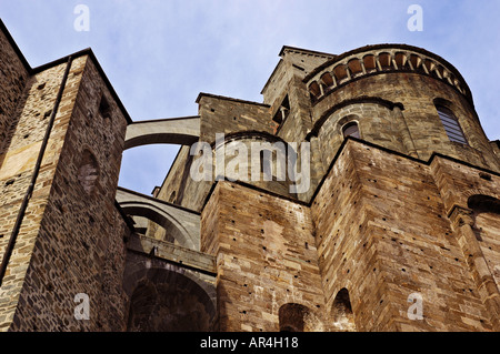 Sacra di San Michele abbey Piedmont Italy Stock Photo