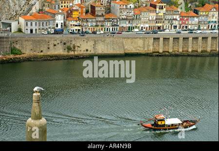 Porto seen from Vila Nova de Gaia Portugal EU Stock Photo