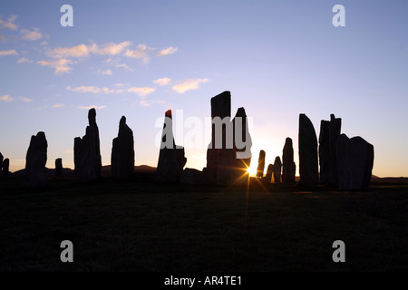 Callanish Stone Circle Isle of Lewis Hebrides Scotland Stock Photo