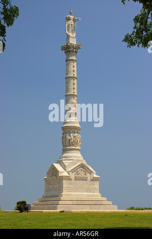 Yorktown Victory Monument, Colonial National Historical Park, Yorktown, Virginia, USA Stock Photo