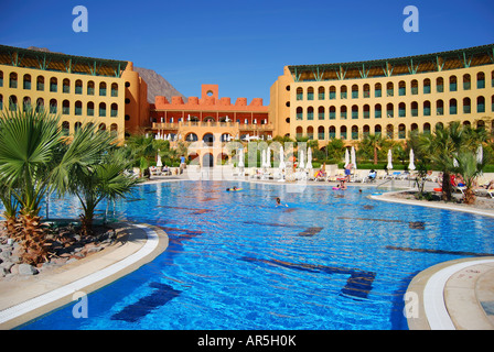 Swimming pools, InterContinental Taba Heights, Taba Heights, Sinai Peninsula, Republic of Egypt Stock Photo