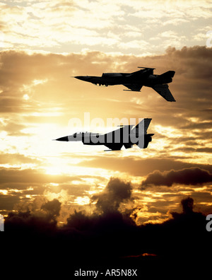 U.S. Thunderbirds in flight at airshow, Smyrna, Tennessee Stock Photo