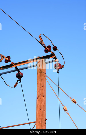 electrical pylon Stock Photo