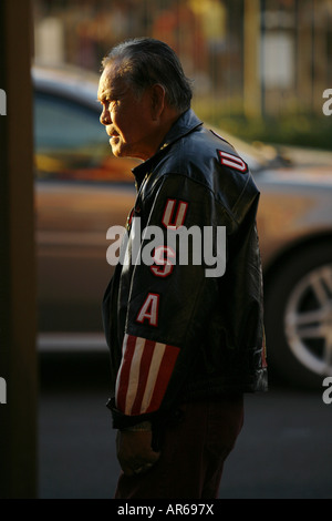 Asian American, The Strip, Las Vegas, Nevada, USA Stock Photo