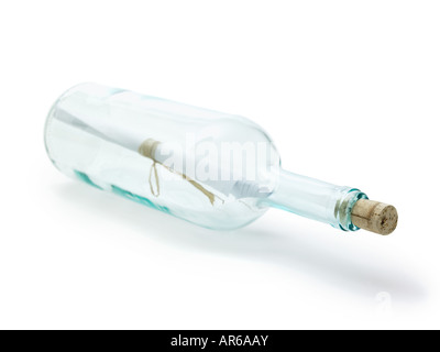 Message in a bottle Stock Photo