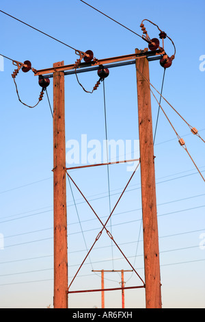 electrical pylon Stock Photo
