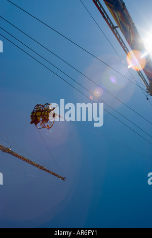 Scenes from the New Mexico State Fair including Native American Pow Wow dance rituals Stock Photo