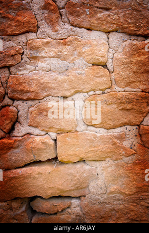 Abstract grunge background of old brick wall Stock Photo
