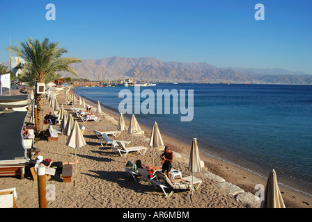 North Beach, Eilat, South District, Israel Stock Photo