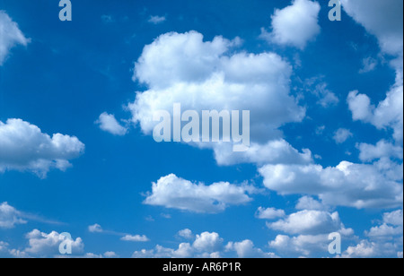Clouds in blue sky. Stock Photo