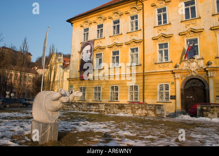 Gruber Palace Ljubljana Slovenia Stock Photo