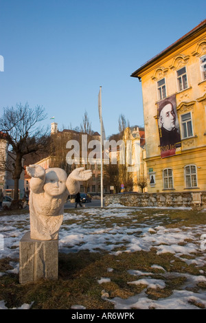 Gruber Palace Ljubljana Slovenia Stock Photo