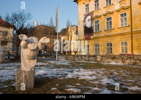 Gruber Palace Ljubljana Slovenia Stock Photo