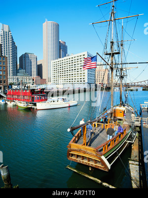 USA MASSACHUSETTS BOSTON TEA PARTY SHIP BEAVER 11 Stock Photo