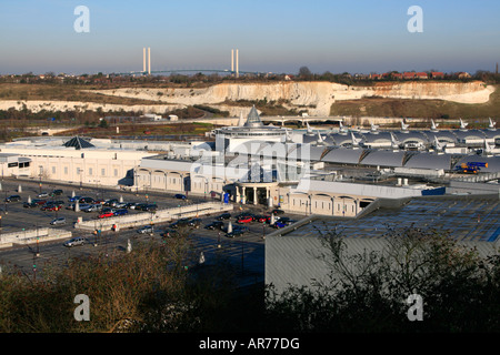 Bluewater is a super-regional shopping centre, opened March 1999 located at Greenhithe borough of Dartford kent england uk gb Stock Photo