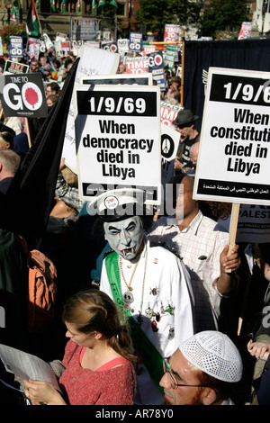 Anti Iraq war demo in Manchester UK Stock Photo