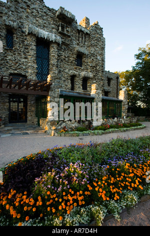 Gillette Castle in East Haddam, Connecticut.  Gillette Castle State Park. Stock Photo