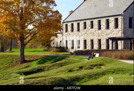 Whistling Straits Golf Course Club House, Kohler, Wisconsin, USA Stock Photo