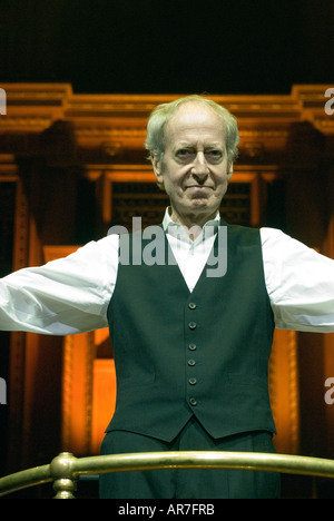 Oscar winning British film composer John Barry (1933-2011) in concert at Royal  Albert Hall, London, UK. 28th September 2006. Stock Photo